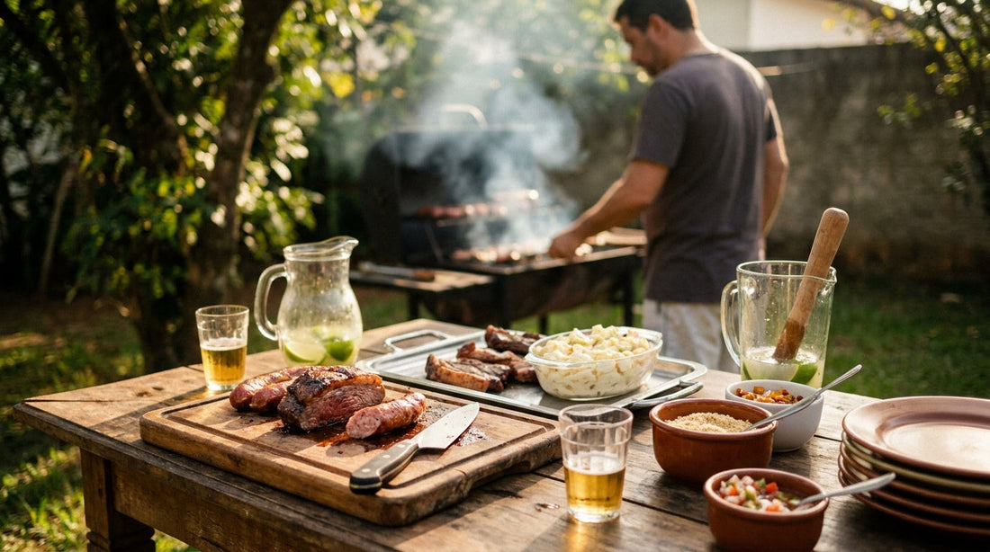 A carne é o que o cliente vai comprar no açougue. Tudo o que sustenta, corta, serve, gela e brinda ele compra na sua loja, e quase sempre por impulso mal aproveitado.
