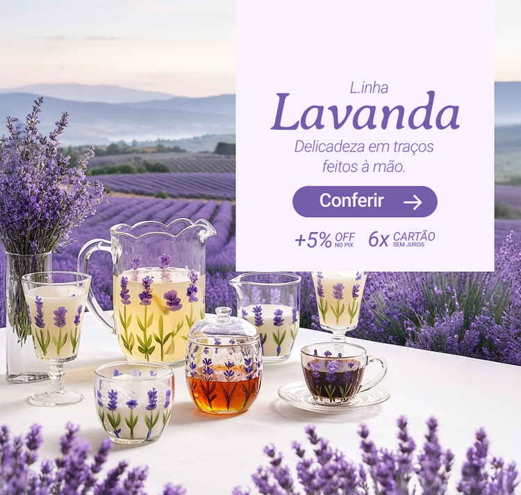 Linha Lavanda Hand Painting